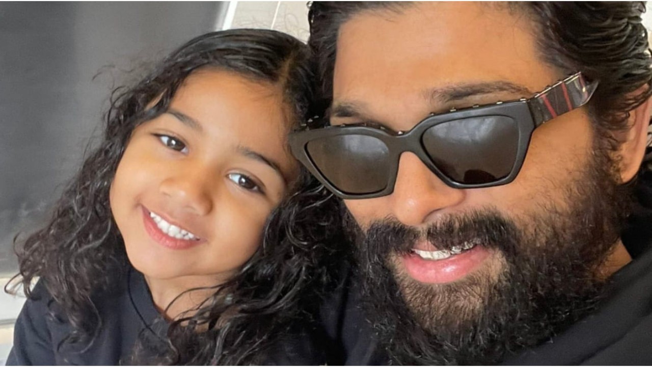 Allu Arjun can't stop gushing over daughter Arha's cuteness and her reaction is too beautiful; VIDEO (PC: Allu Arjun Instagram) Allu Arjun notes down a heart felt message for daughter Arha on Daughters Day
