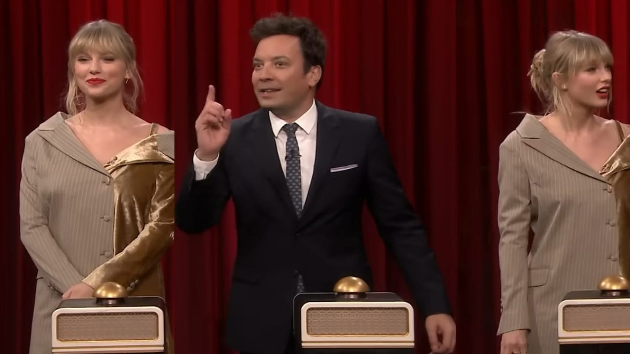Stills from The Tonight Show with Jimmy Fallon featuring Taylor Swift (YouTube) YouTube