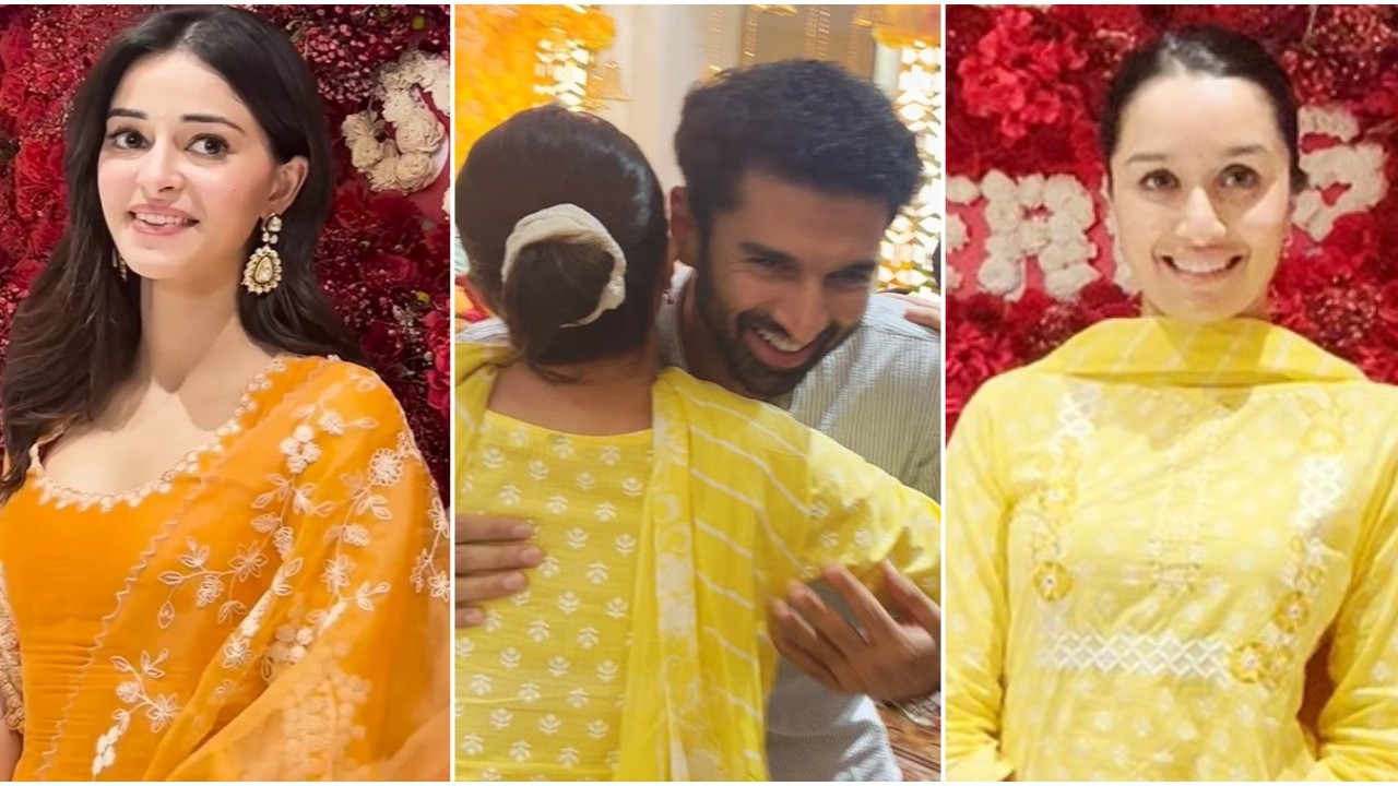 Pic courtesy: Pinkvilla Ananya Panday, Aditya Roy Kapur and Shraddha Kapoor