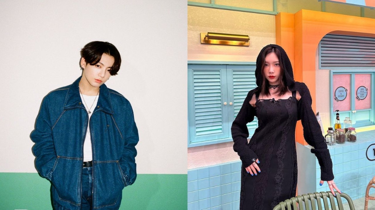BTS' Jungkook credits- BIGHIT Music, Taeyeon credits- Taeyeon's Instagram