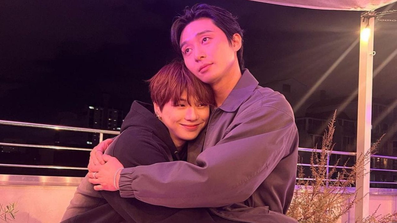 Kang Daniel shares wholesome reunion photo with Concrete Utopia star Park Seo Joon; Fans react
