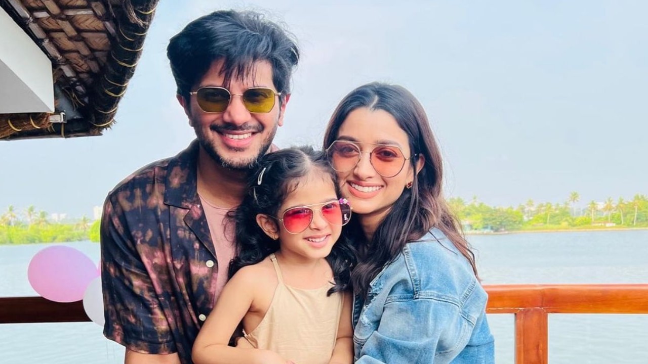 Dulquer Salmaan shares oh-so-romantic photos with wife Amal Sufiya on her birthday; pens a note