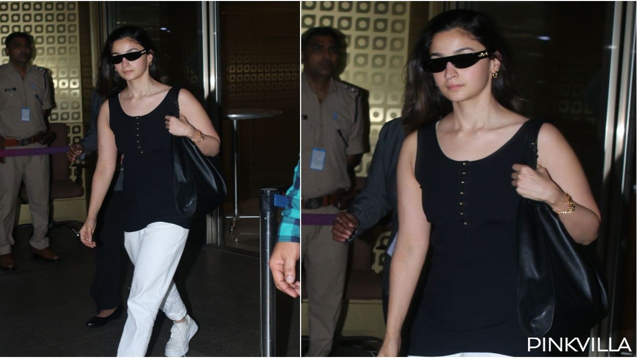 Picture courtesy: Viral Bhayani Alia Bhatt returns to Mumbai post attending Gucci Ancora show at Milan Fashion Week-WATCH