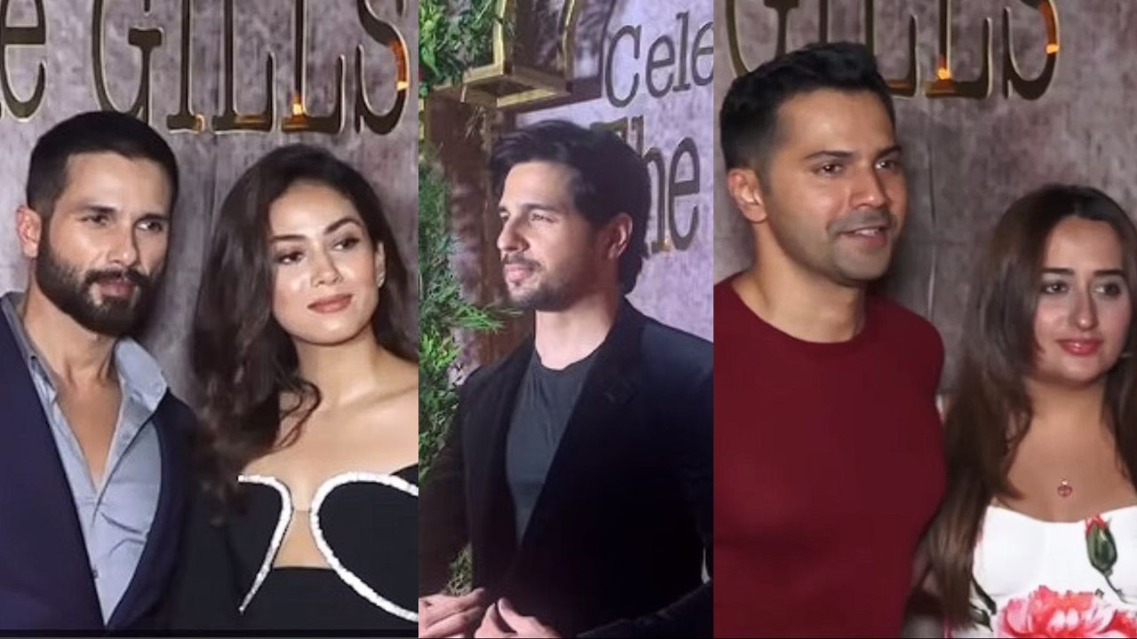 Shahid Kapoor, Mira Rajput, Sidharth Malhotra, Varun Dhawan, and others arrive for Arman Gill's wedding party Shahid Kapoor, Mira Rajput, Sidharth Malhotra, Varun Dhawan