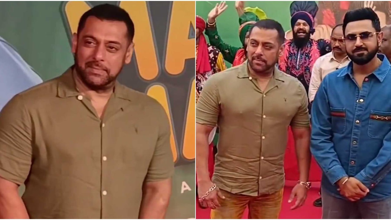 WATCH: Salman Khan receives 'swag se swagat' with dhol nagada at Maujaan Hi Maujaan Trailer Launch Event