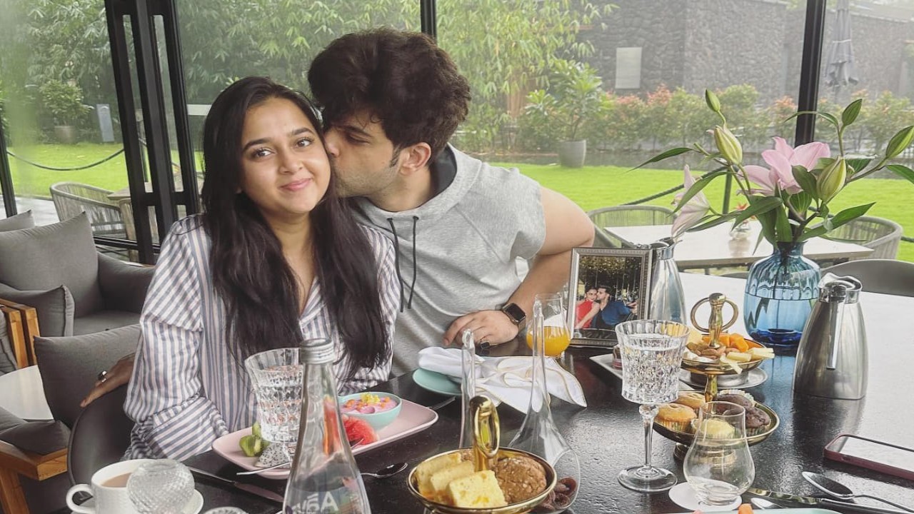 Karan Kundrra teases Tejasswi Prakash's robot fear; Take a look (PC Credit: Instagram) Karan Kundrra, Tejasswi Prakash