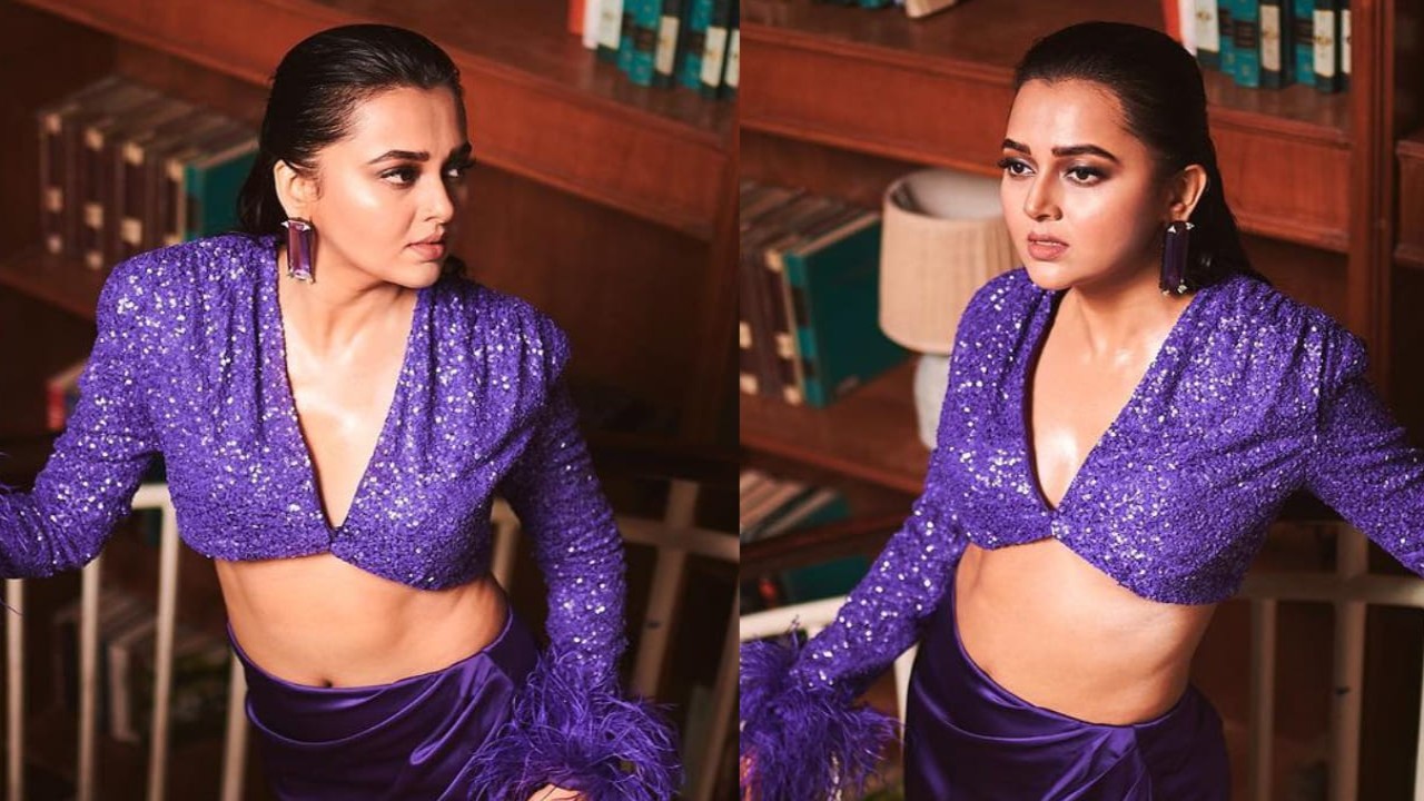 Tejasswi Prakash is all goals in this party ready outfit. (PC: Tejasswi Prakash Instagram)