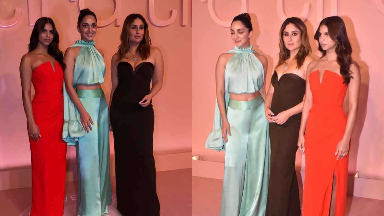 Kiara Advani serves pure class in Alexis’ pastel green high-neck crop top with oversized wide-legged pants