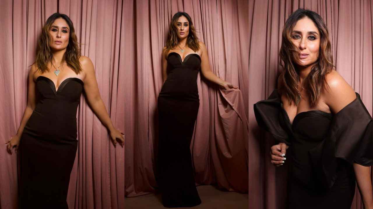 Kareena Kapoor Khan cements her status as the OG diva in Gaurav Gupta’s exceptional black floor-length gown