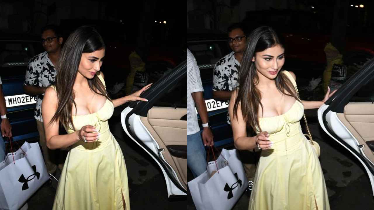 Mouni Roy pairs affordable bustier dress with expensive Chanel bag; The perfect choice for night outs 