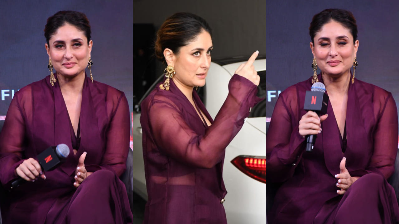 Kareena radiates glamour in a blazer set