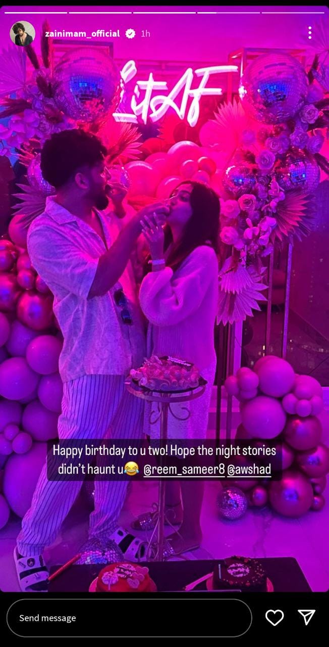 'Hope the night stories didn't haunt you': Zain Imam, Sehban Azim drop quirky birthday wishes for Reem Shaikh (PC Credit: Instagram)