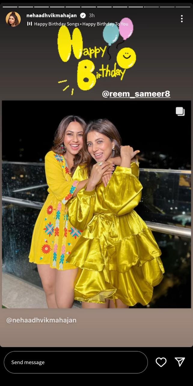 'Hope the night stories didn't haunt you': Zain Imam, Sehban Azim drop quirky birthday wishes for Reem Shaikh (PC Credit: Instagram)
