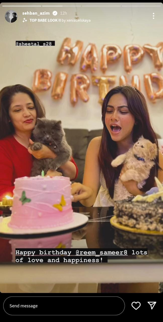 'Hope the night stories didn't haunt you': Zain Imam, Sehban Azim drop quirky birthday wishes for Reem Shaikh (PC Credit: Instagram)