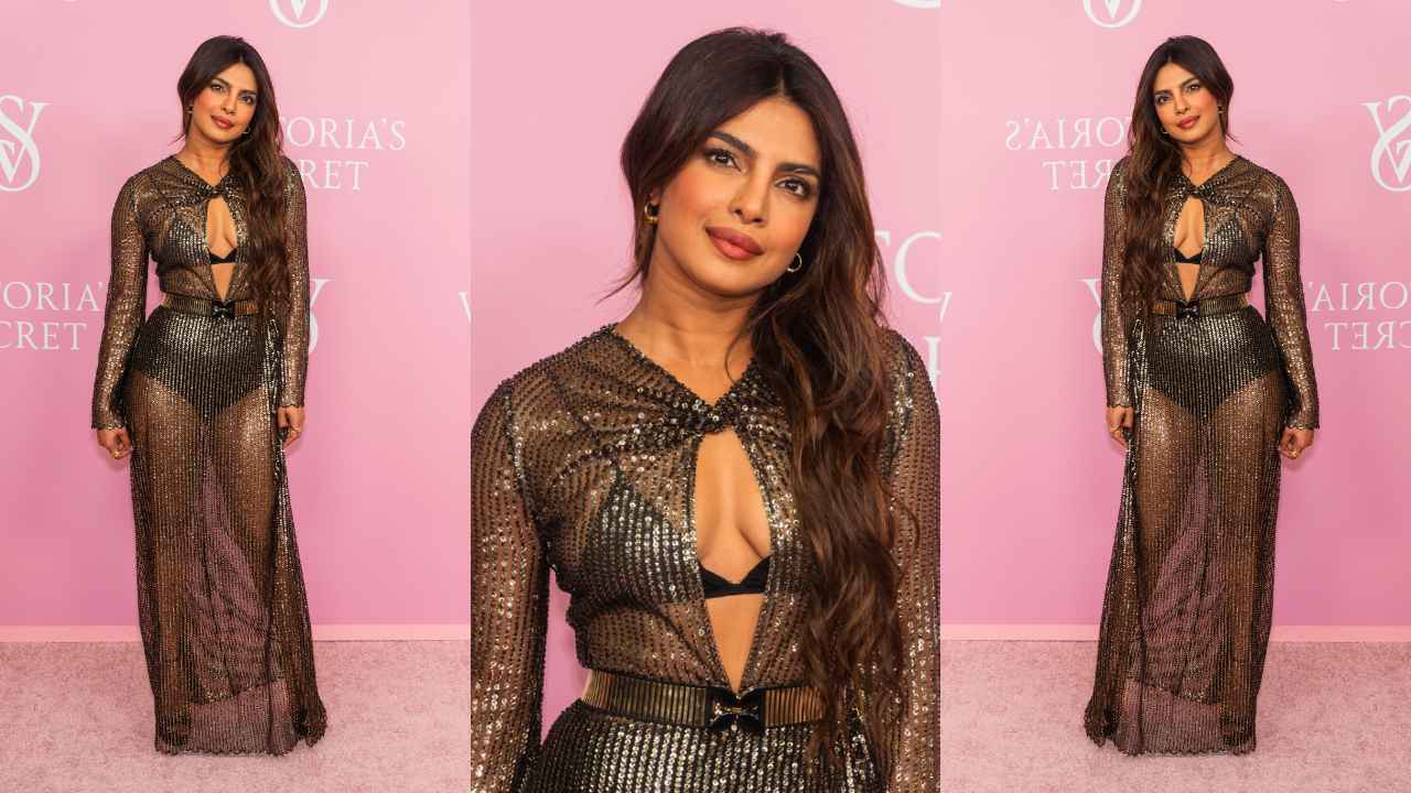 Priyanka Chopra in sheer outfit