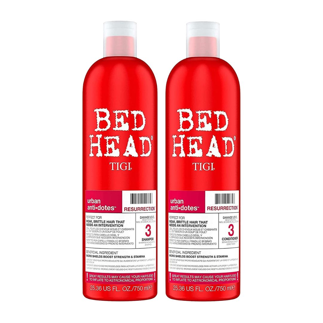 TIGI Bed Head Urban Anti+Dotes Damage Level 2 Recovery Moisturizing Daily  Shampoo & Conditioner - 2 Piece, Full Size Set 