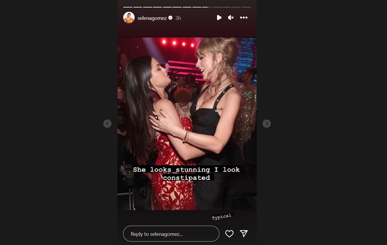 Selena Gomez's story [Instagram]