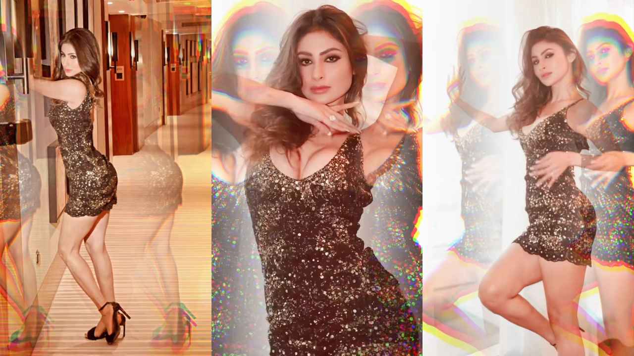 Mouni Roy makes a case for mini-dresses in sequin-laden bodycon dress; The PERFECT choice for parties 