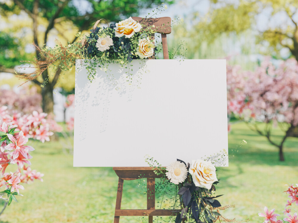 wedding welcome sign ideas