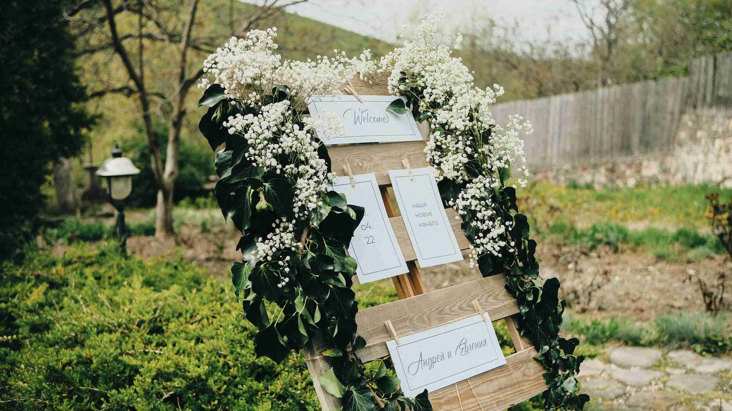 wedding welcome sign ideas