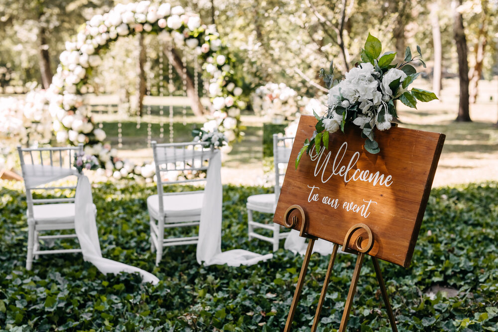 wedding welcome sign ideas
