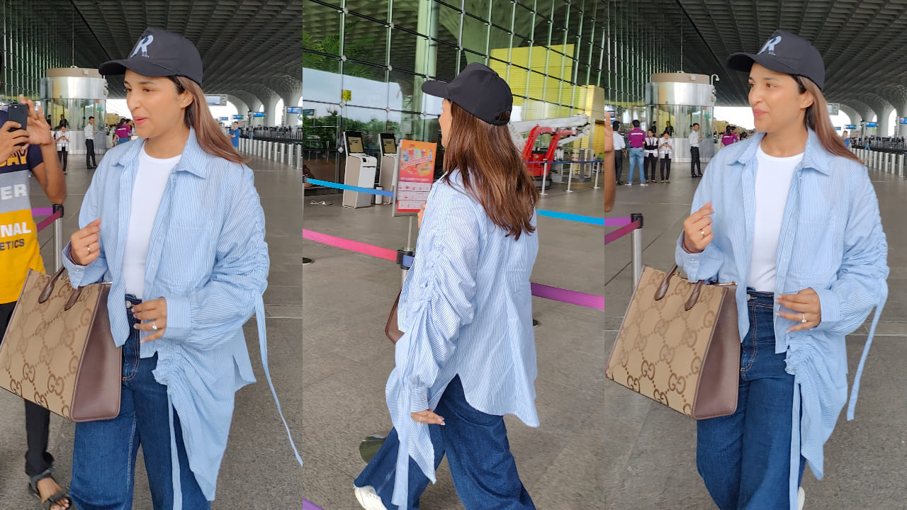 Parineeti in casual airport style