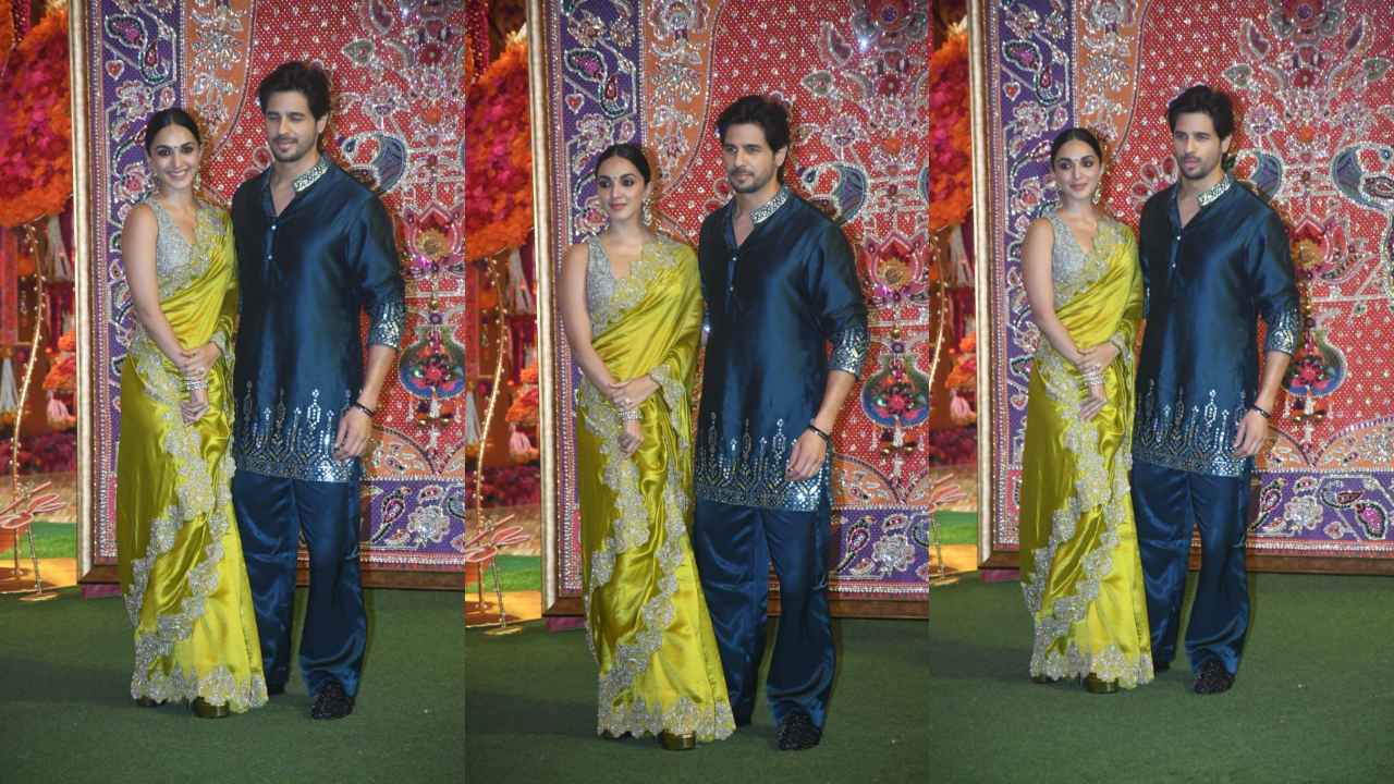 Kiara Advani's mustard saree with a blingy blouse is one to bookmark; proves she is a true fashion inspiration (PC: Viral Bhayani)