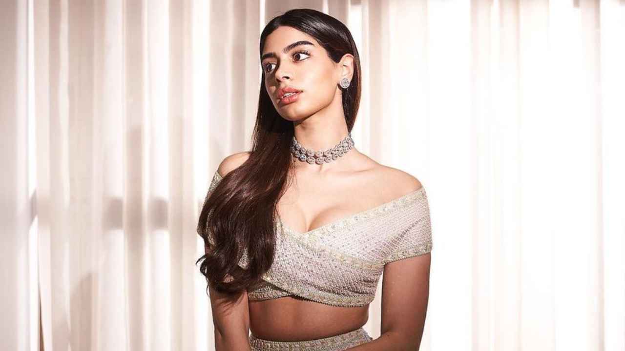 Khushi Kapoor’s Manish Malhotra mijwan lehenga with off-shoulder cut-out blouse is made for modern brides