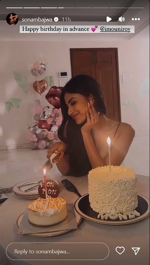 Mouni Roy's advance birthday celebrations