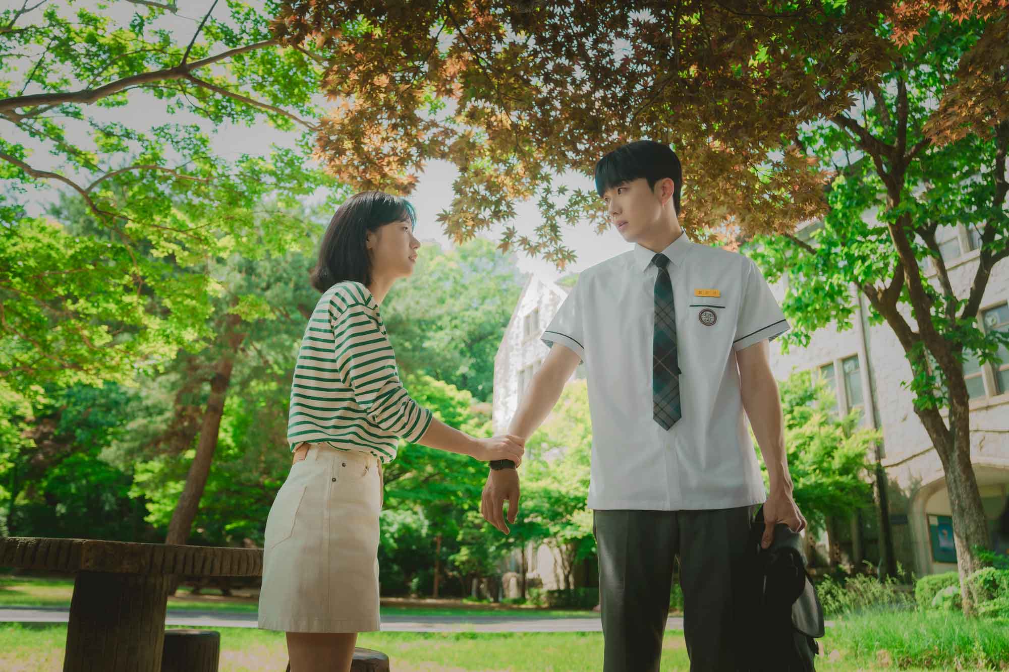 Jeon Yeo Been, Kang Hoon in A Time Called You: courtesy of Netflix