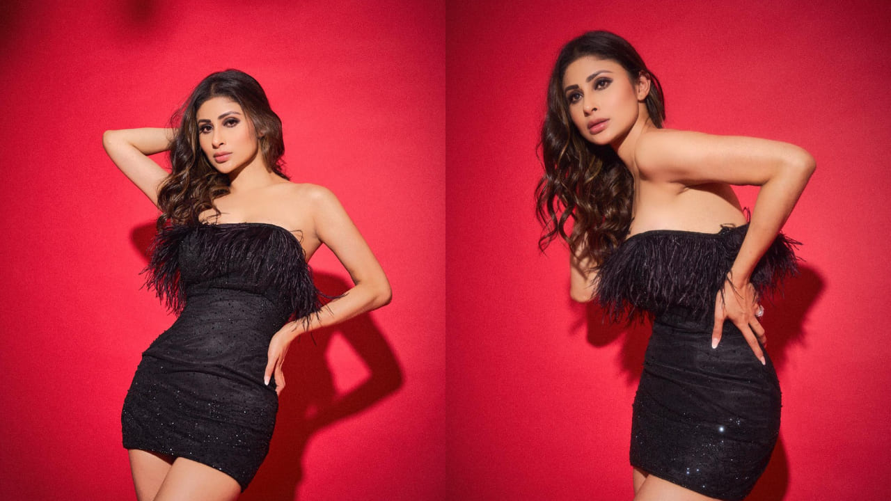 Mouni Roy serves party wear styling goals in a little black tube dress