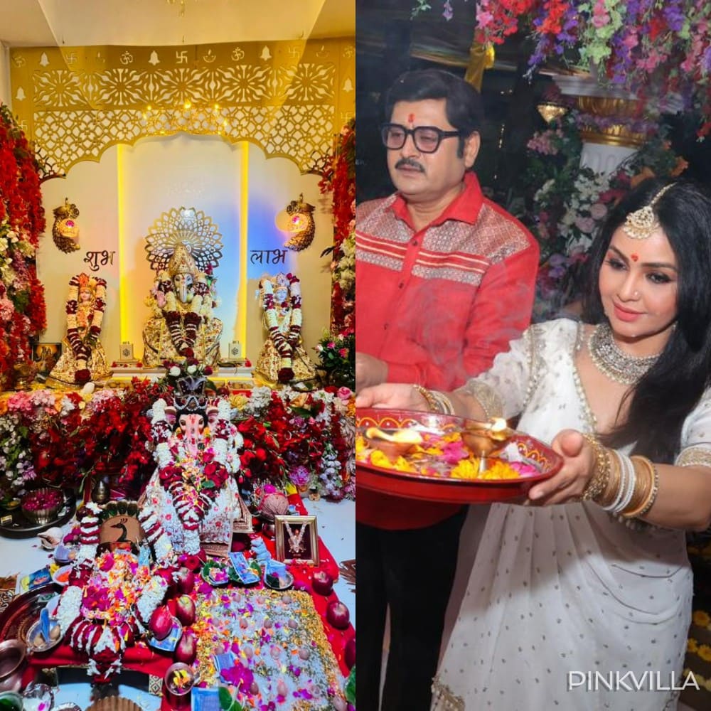 EXCLUSIVE: Bhabiji Ghar Par Hai's Shubhangi Atre-Rohitashv Gour celebrates Ganesh Chaturthi; PICS EXCLUSIVE: Bhabiji Ghar Par Hai's Shubhangi Atre-Rohitashv Gour celebrates Ganesh Chaturthi; PICS