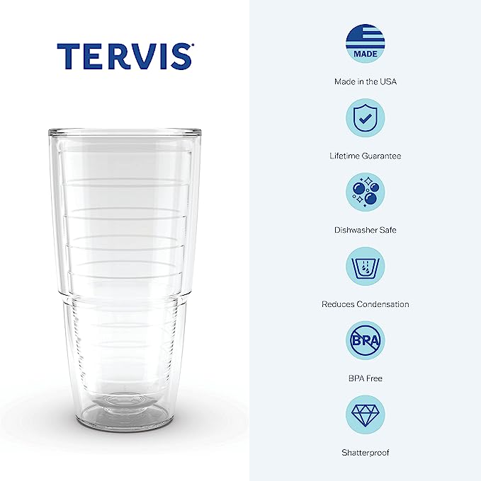 Tervis Plastic Octopus Tumbler with Wrap And Navy Lid Tervis Plastic Octopus Tumbler with Wrap And Navy Lid