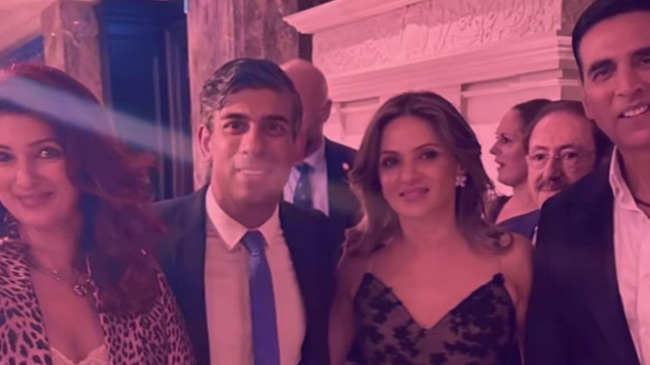 Akshay Kumar and Twinkle Khanna confer with UK PM Rishi Sunak; author calls Sudha Murthy her 'hero'