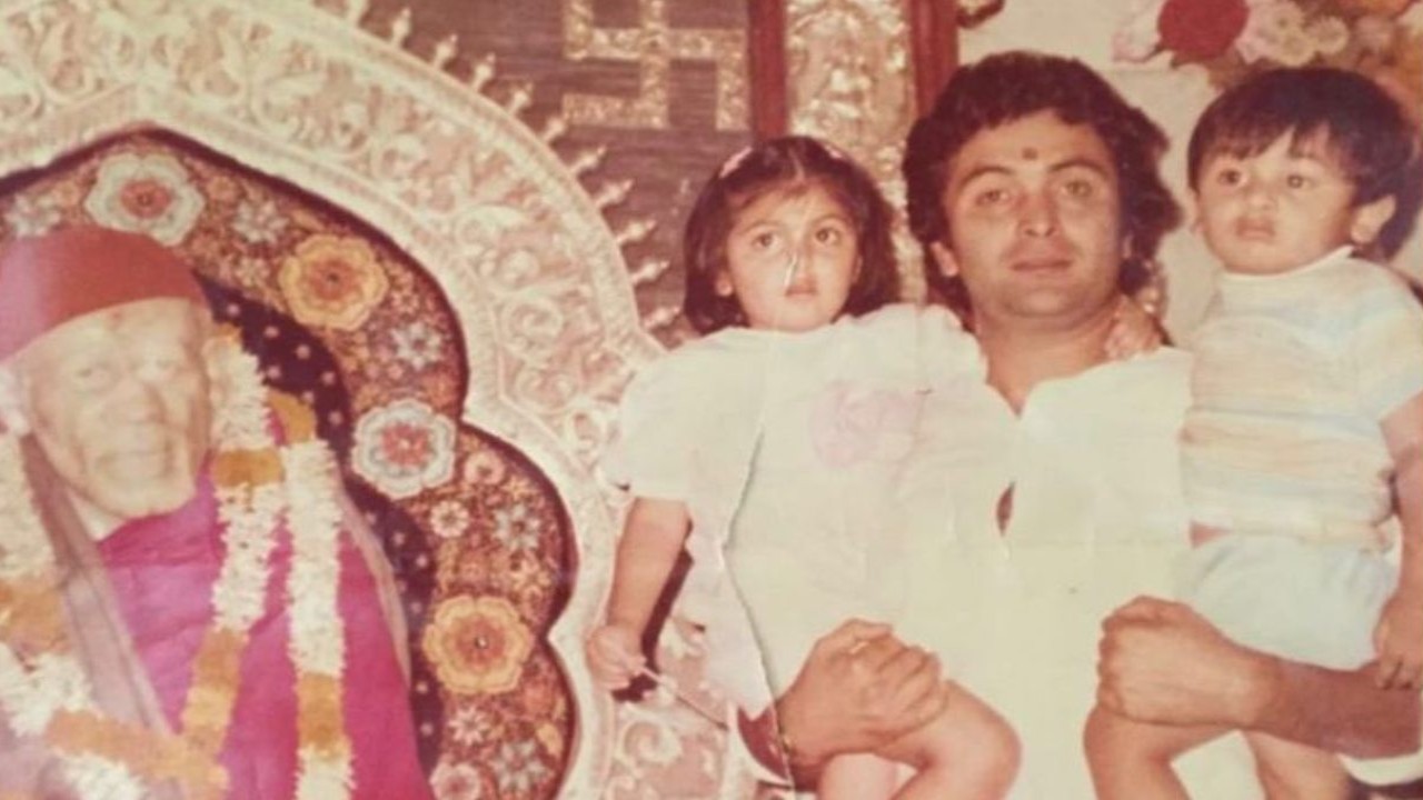 Ranbir Kapoor, Riddhima’s throwback PIC with dad Rishi Kapoor as they seek Sai Baba's blessings is unmissable