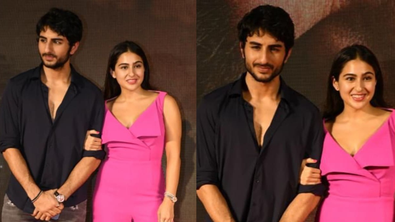 Sara Ali Khan stuns in Rs 1.5 lakh hot pink jumpsuit with blingy metallic pink pumps