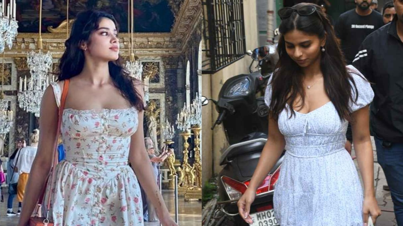 Fashion Face-Off: Janhvi Kapoor vs. Suhana Khan; Who pulled off floral midi dress better? (PC: Janhvi Kapoor Instagram and Pinkvilla)