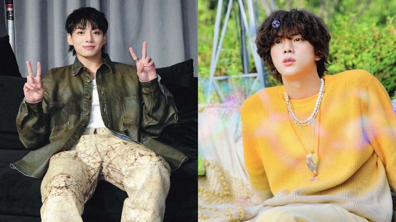 BTS' JUNGKOOK, JIN; CREDITS: BIGHIT MUSIC BTS' JUNGKOOK, JIN; CREDITS: BIGHIT MUSIC