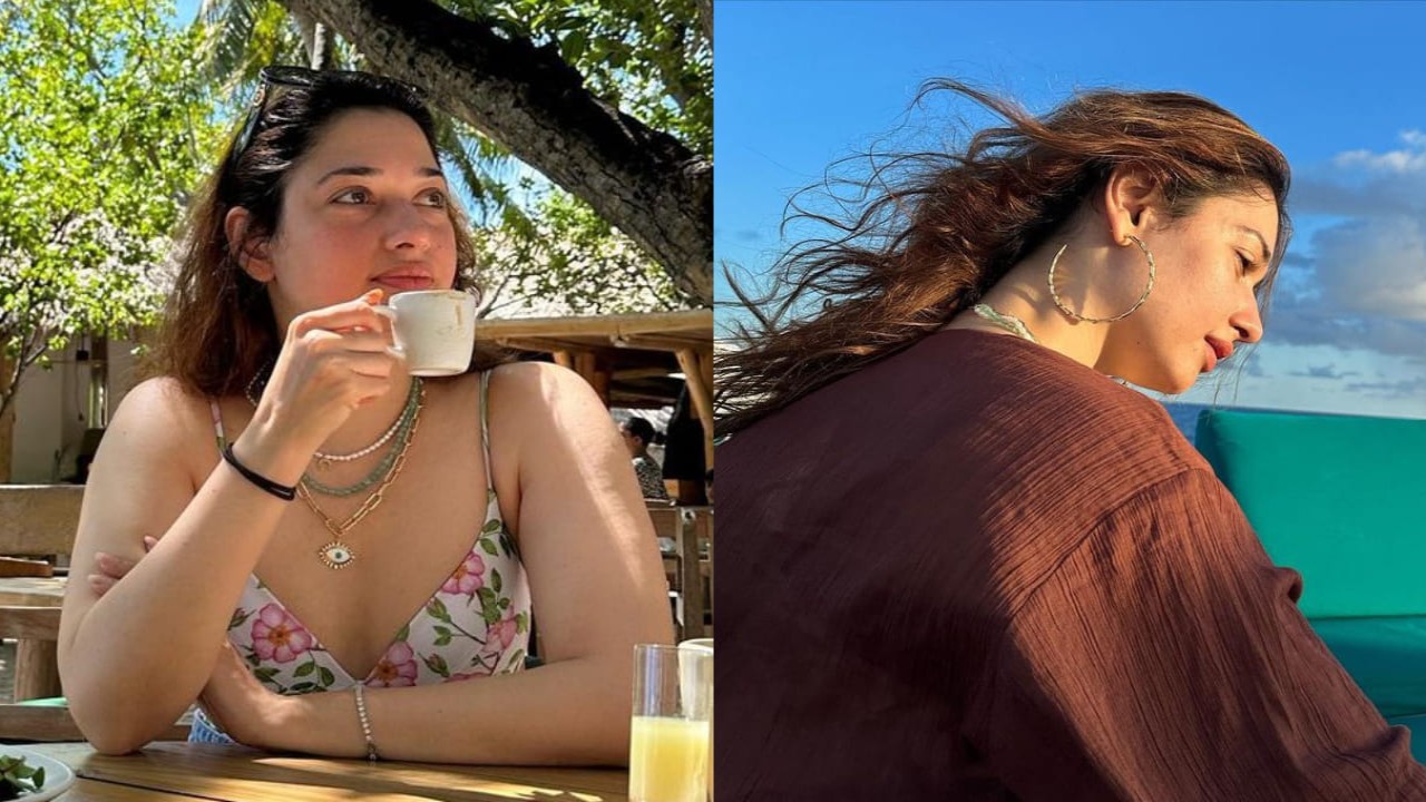 Tamannaah Bhatia's vacay-ready looks from the Maldives can be your ultimate fashion guide; take cues (PC: Tamannaah Bhatia Instagram)