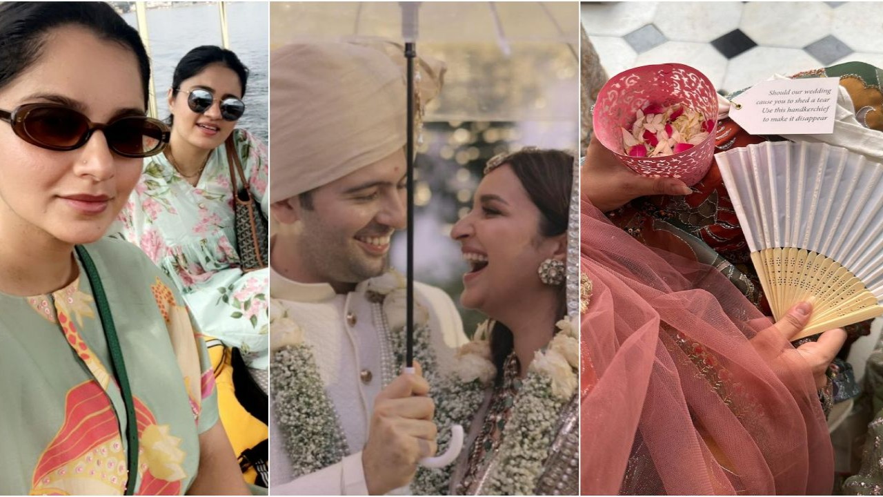 Sania Mirza shares SNEAK PEEK into Parineeti Chopra-Raghav Chadha’s wedding's personalized 'handkerchief' 