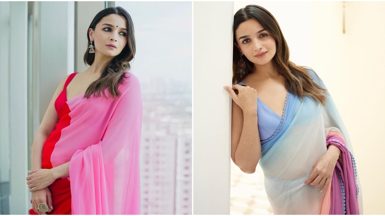 Alia Bhatt's love for sarees (Pic Courtesy: Photographer Psudo) ‘It would be a dream…’: Alia Bhatt wants to wear ‘Gucci-inspired saree’ to Met Gala; reveals her comfort style
