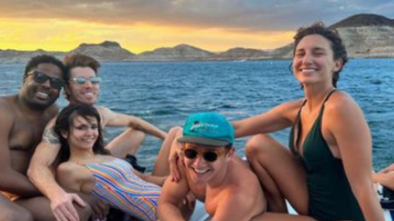 Nina Dobrev & Boyfriend Shaun White Vacation with Friends in