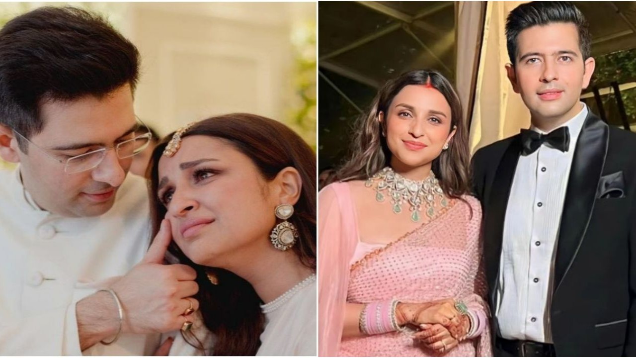 Parineeti Chopra-Raghav Chadha Wedding: Actress TEARS up during bidaai; Chopra family got emotional (Pic Credit: Instagram) Parineeti Chopra-Raghav Chadha Wedding: Actress TEARS up during bidaai; Chopra family got emotional