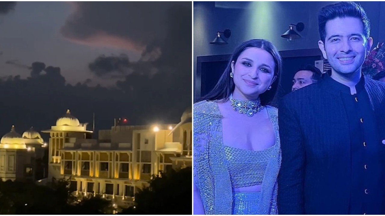Parineeti Chopra-Raghav Chadha Wedding (Pic Courtesy: Instagram) Parineeti Chopra-Raghav Chadha Wedding: Couple ties the knot; Kabira song plays during bride's bidaai; WATCH