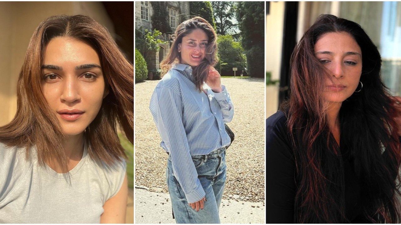 Kareena Kapoor Khan on The Crew (Pic Courtesy: Kriti Sanon/Kareena Kapoor Khan/Tabu Instagram) ‘Men don’t like...’: Kareena Kapoor opines on working in women-centric films like The Crew with Tabu, Kriti