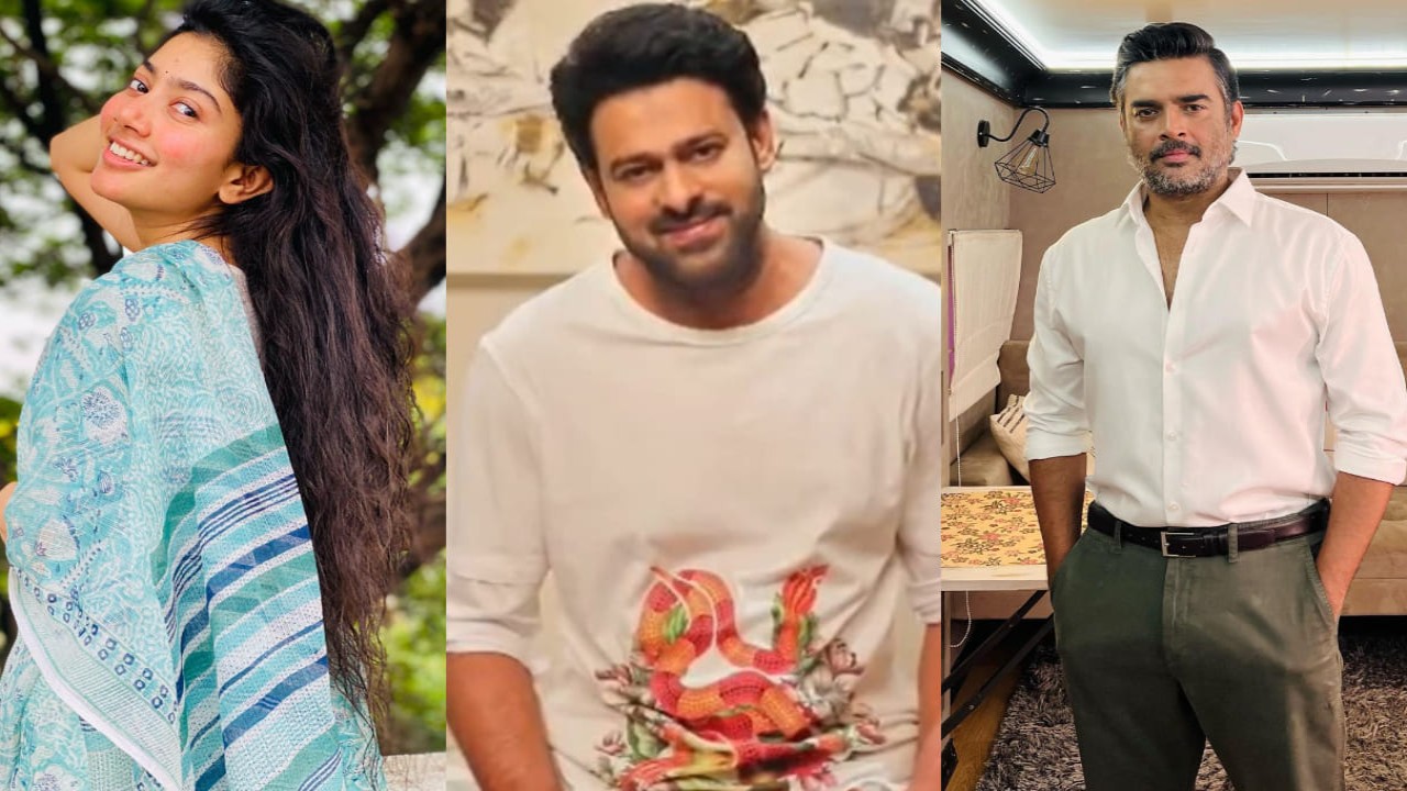 Sai Pallavi, Prabhas to R Madhavan: 8 Celebs and their real educational qualification (PC: Sai Pallavi, Prabhas, R. Madhavan Instagram) South actors and their educational qualifications