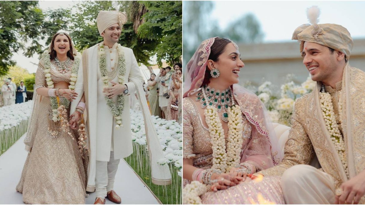Picture courtesy: Parineeti Chopra Instagram / Sidharth Malhotra Instagram Parineeti Chopra-Raghav Chadha to Sidharth Malhotra-Kiara Advani: 6 Bollywood couples inspired wedding poses