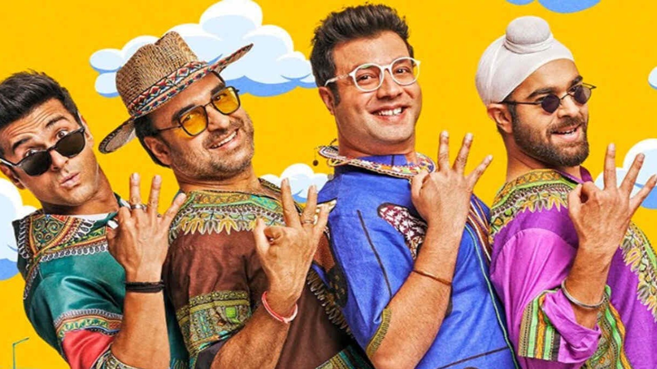 Fukrey 3 drops by around 15 percent on Friday. It will look to grow on Saturday, Sunday and Monday (Credit: Excel Entertainment) pulkit samrat, varun sharma, pankaj tripathi, manjot singh