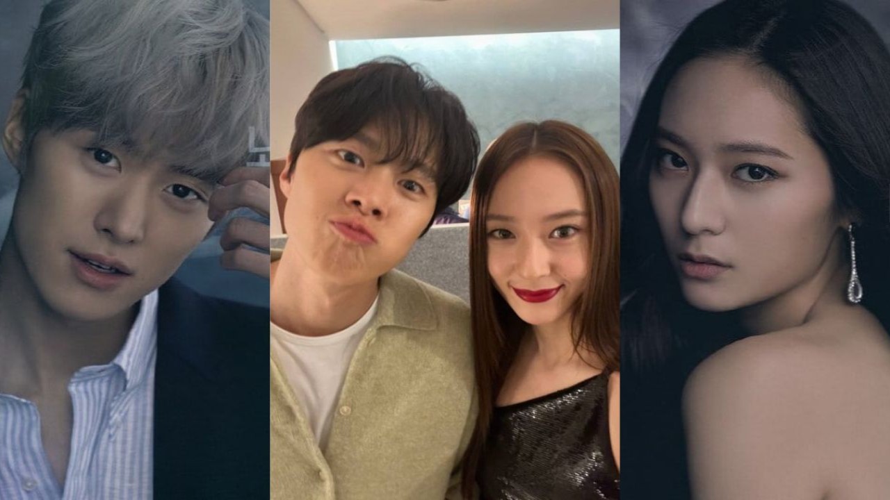 The Bride of Habaek star Gong Myung reunites with co-star Krystal Jung at VIP screening of Cobweb