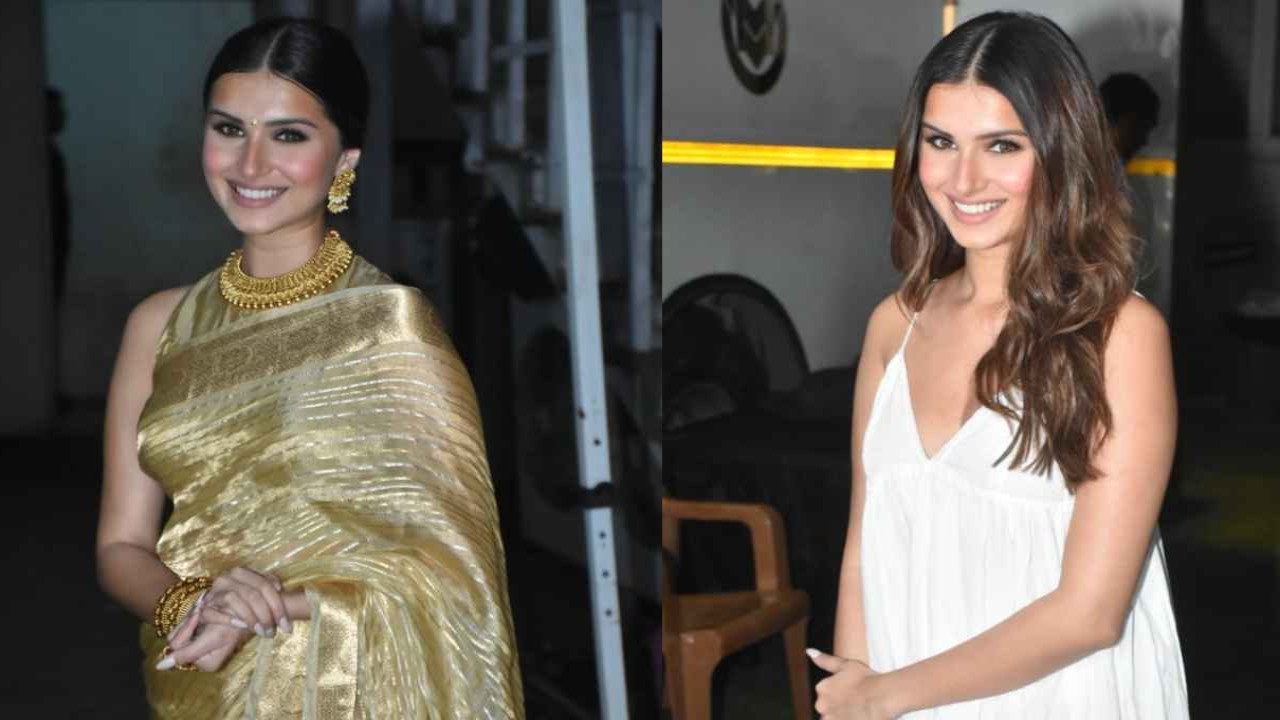 tara-sutaria-chic-dress-banarsi-silk-saree-bollywood-style-fashion